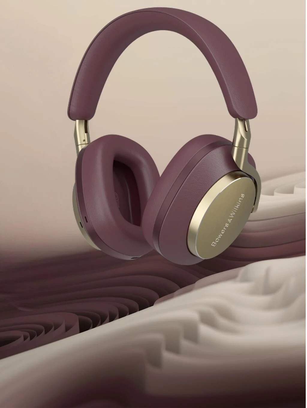 Bowers & Wilkins Px8 headphones in burgundy