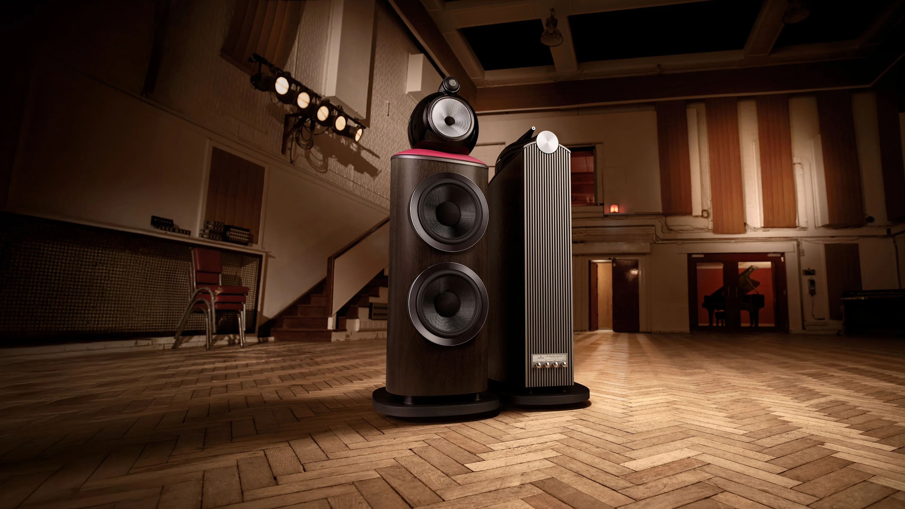 Bowers & Wilkins 800 Series flagship speakers in concert hall