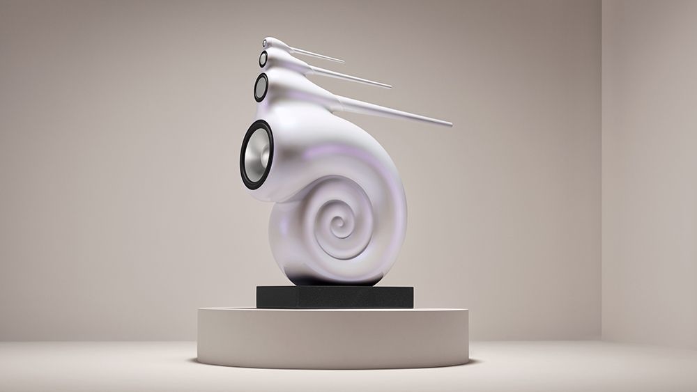 Bowers & Wilkins Nautilus speaker — the iconic sculptural design